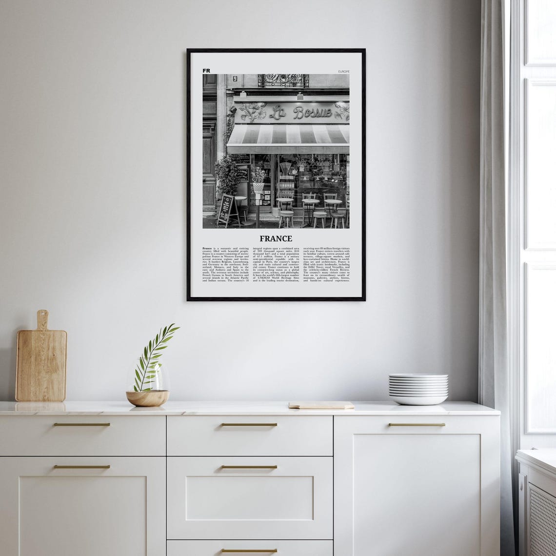 France Print Black And White No 2 France Wall Art France Poster France Photo France Wall Decor Rpublique Franaise French Paris - Image 2