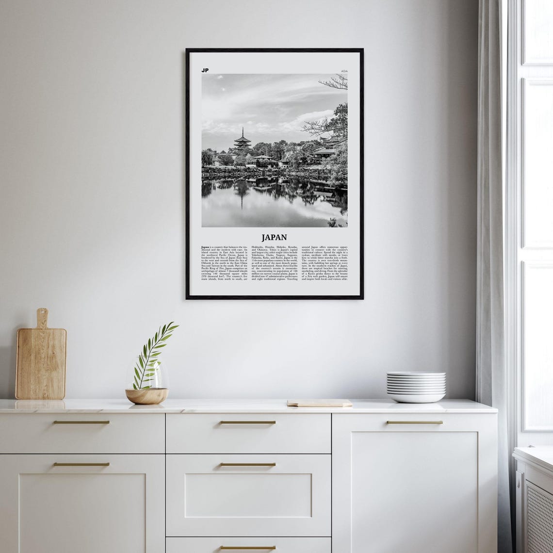 Japan Print Black And White No 2 Japan Wall Art Japan Poster Japan Photo Japan Wall Decor Country Art Print Tokyo Asia - Image 2