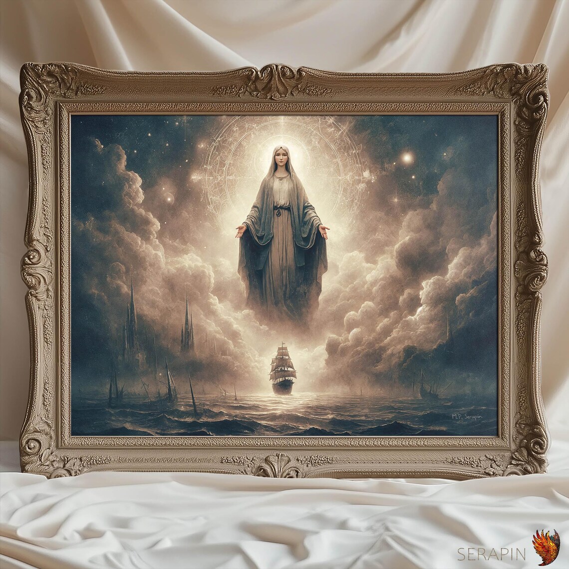 Star of the Sea Stella Maris Catholic Art Print - Image 6