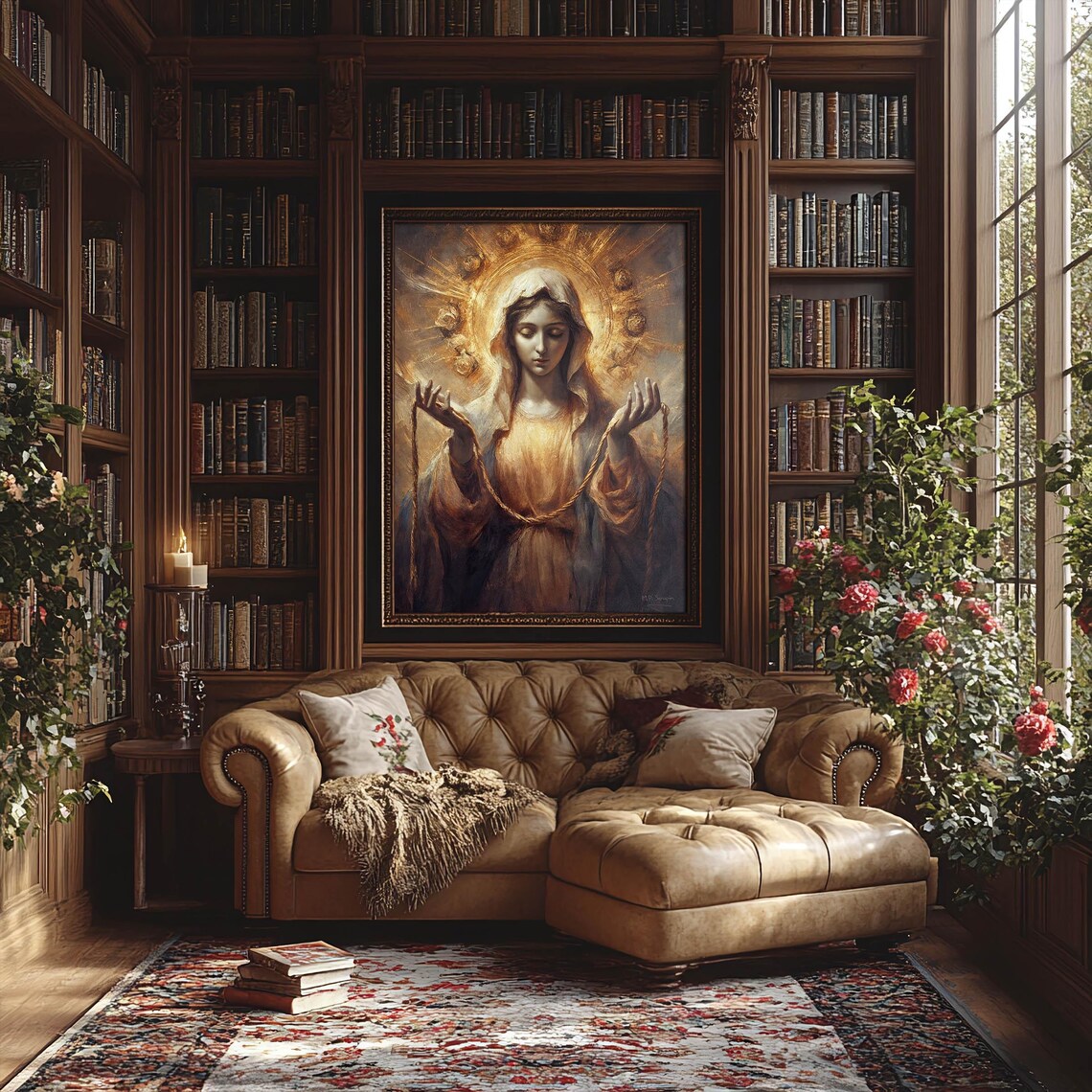 Undoer Of Knots Our Lady Blessed Virgin Mary Art Print - Image 4