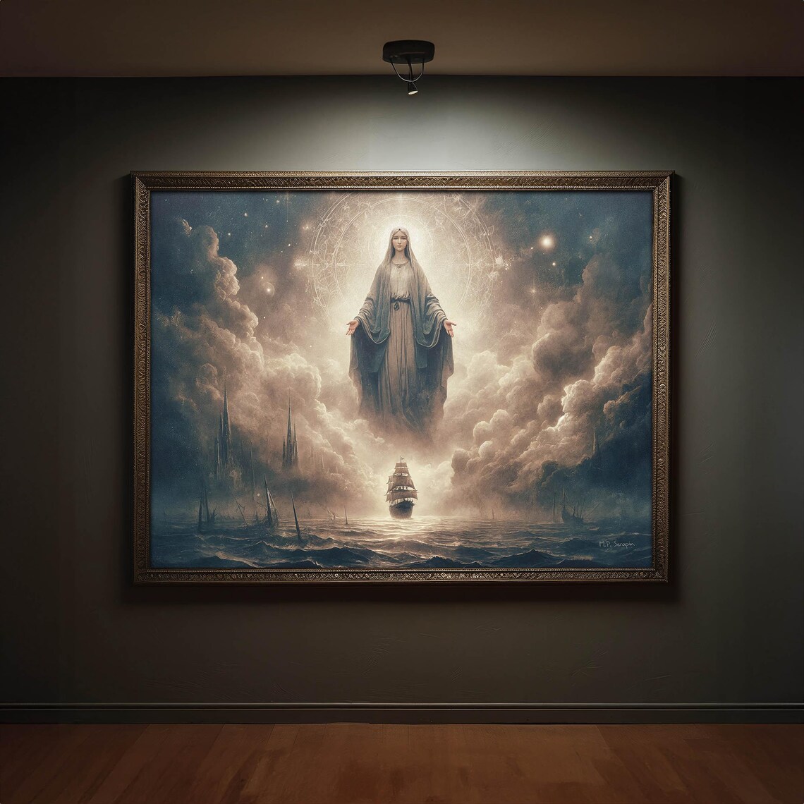 Star of the Sea Stella Maris Catholic Art Print - Image 3