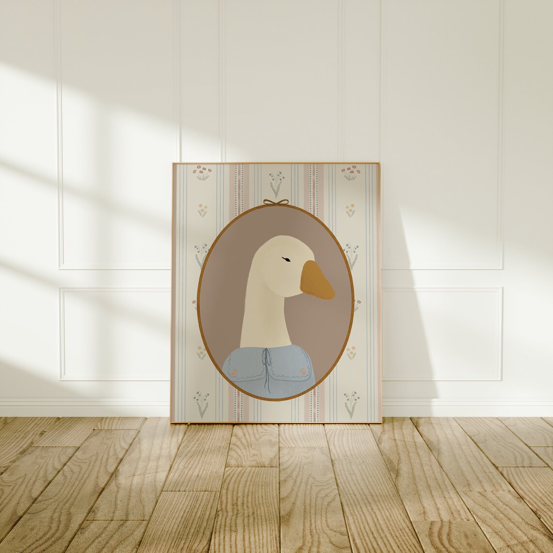 Vintage Goose Print, Nursery Wall Art Print - Image 2