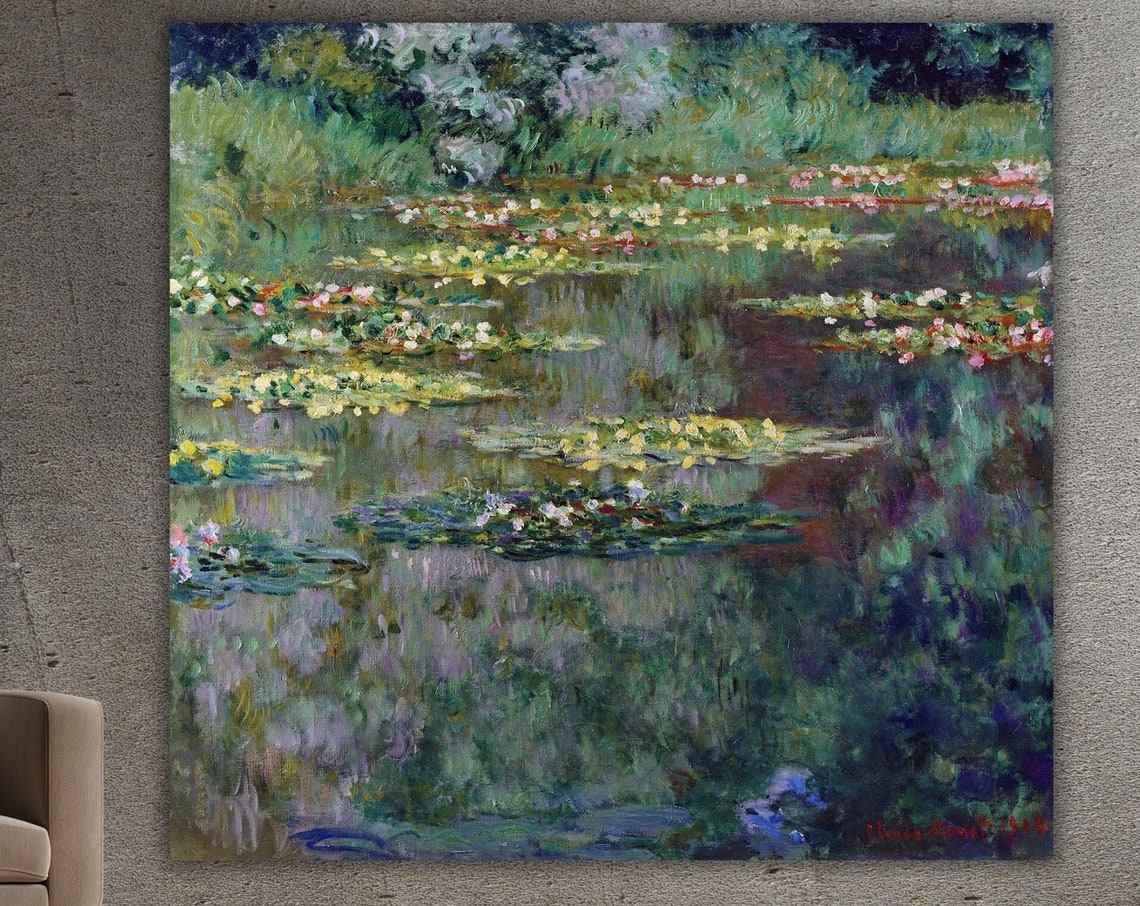 Claude Monet Water Lily Pond Nympheas Impressionist 1904 Poster