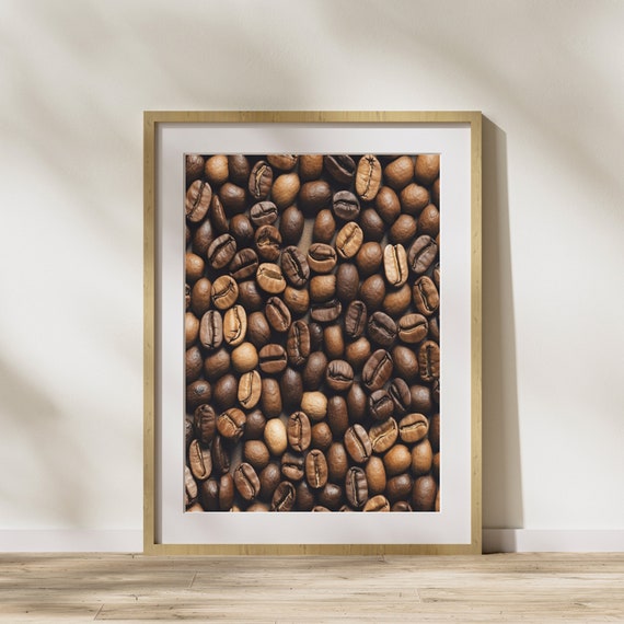Kitchen Picture Coffee Beans Poster On Matte Premium Paper Decoration Wall Decoration