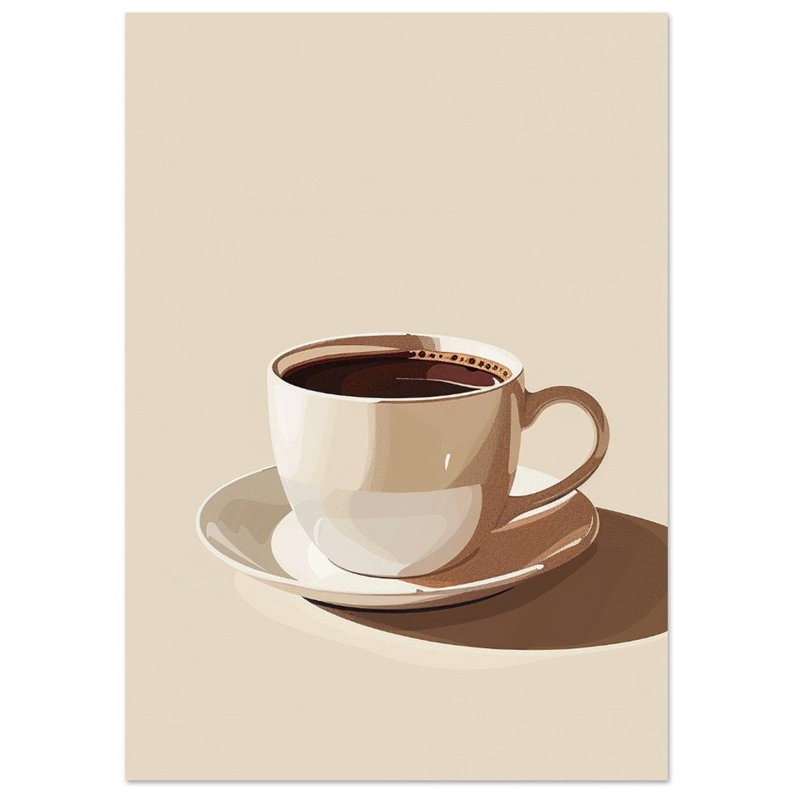Kitchen Picture Coffee Cup Poster On Matte Premium Paper Decoration Wall Decoration - Image 2