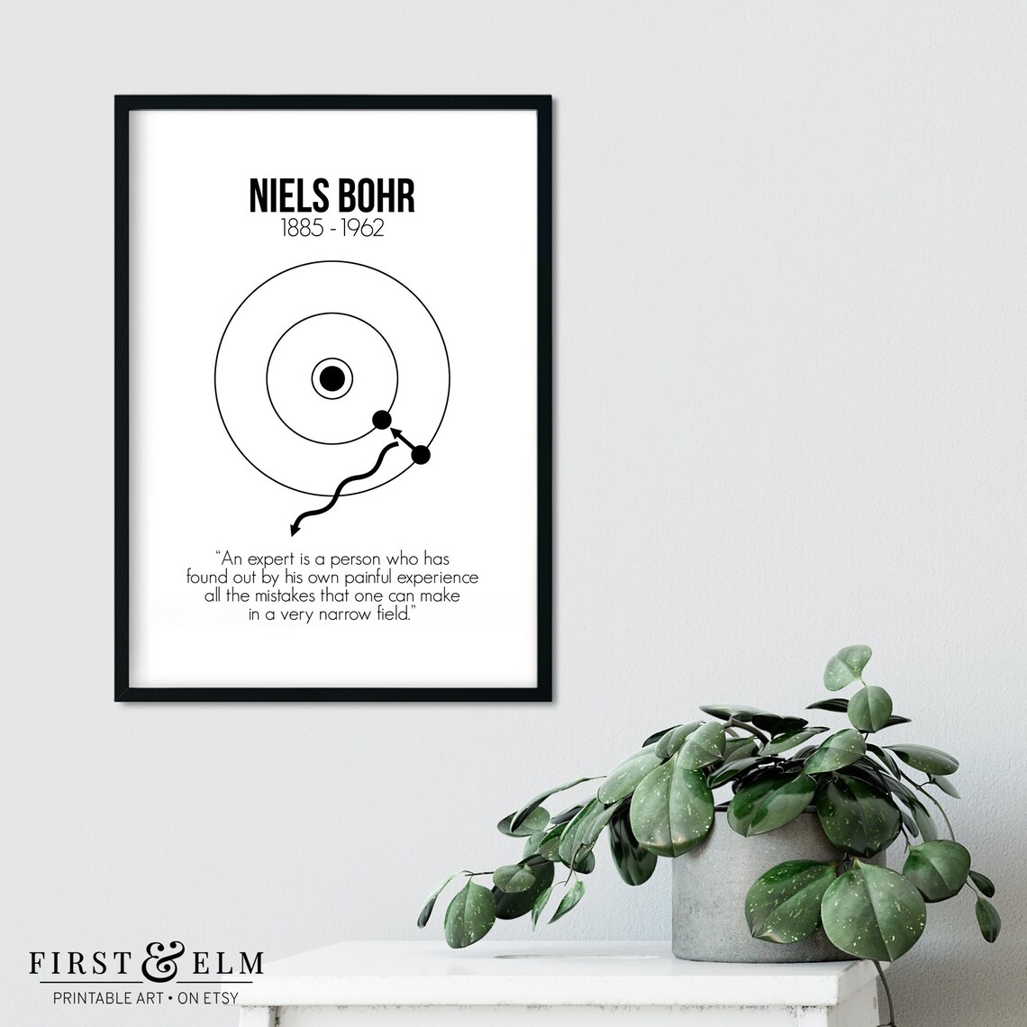 Niels Bohr Science Poster, Teacher Gift Ideas - Image 2