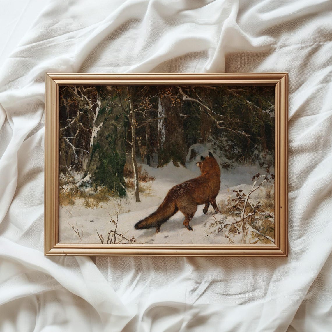 Vintage Fox Print, Kids Wall Art - Image 4