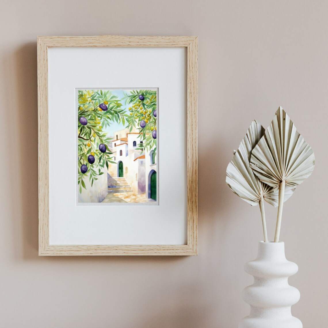 Apulia Olive Tree Watercolor Print, Puglia Italy - Image 2