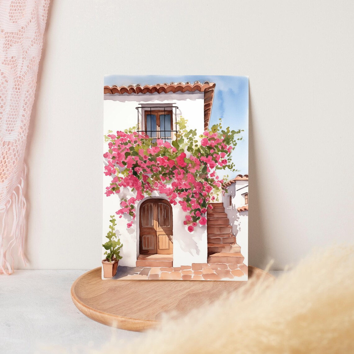 Spanish Door Watercolor Print, Andalusia Travel Art - Image 3