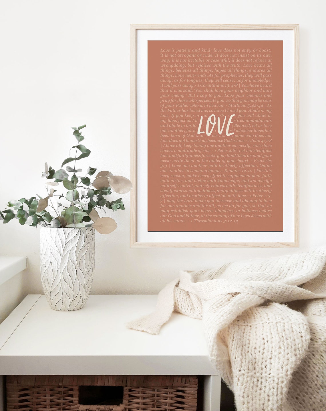 Love Fruit Of The Spirit Bible Verse Artwork Scripture Christian Poster Baby Nursery Home Decor Instant Print - Image 3