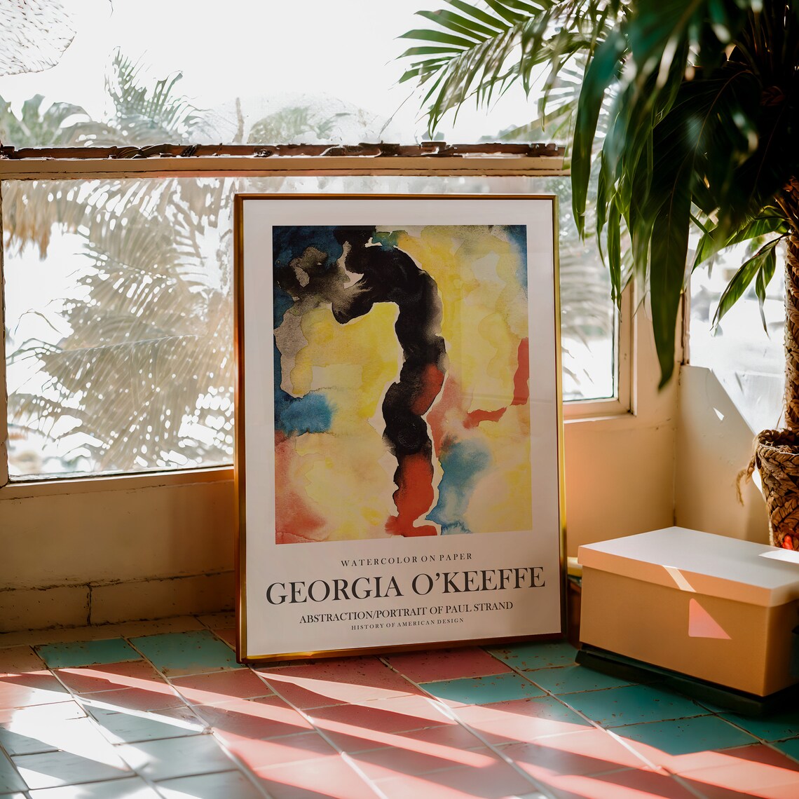 Georgia O'Keeffe Exhibition Poster, Contemporary Art - Image 2