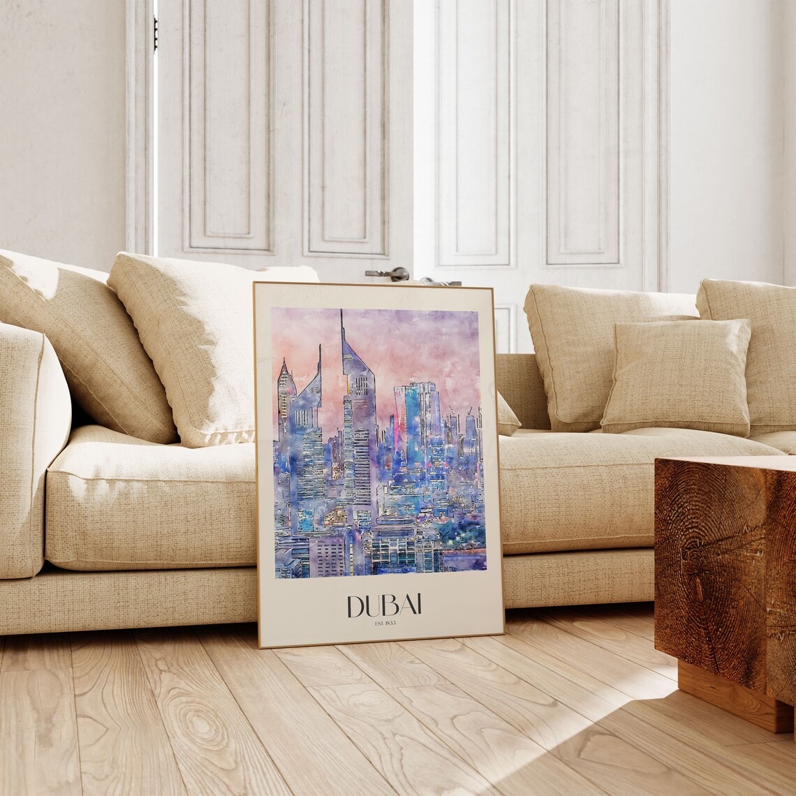 Dubai Travel Art Print, Arabic Gallery Decor - Image 4
