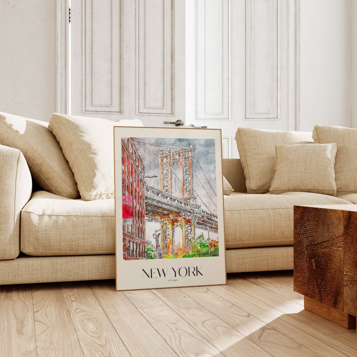 New York Travel Poster, Gift For Traveler Friend - Image 4