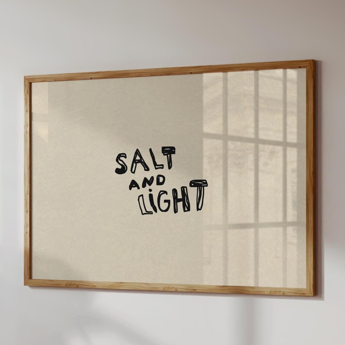 Salt And Light Matthew 5:13-16 Art Print