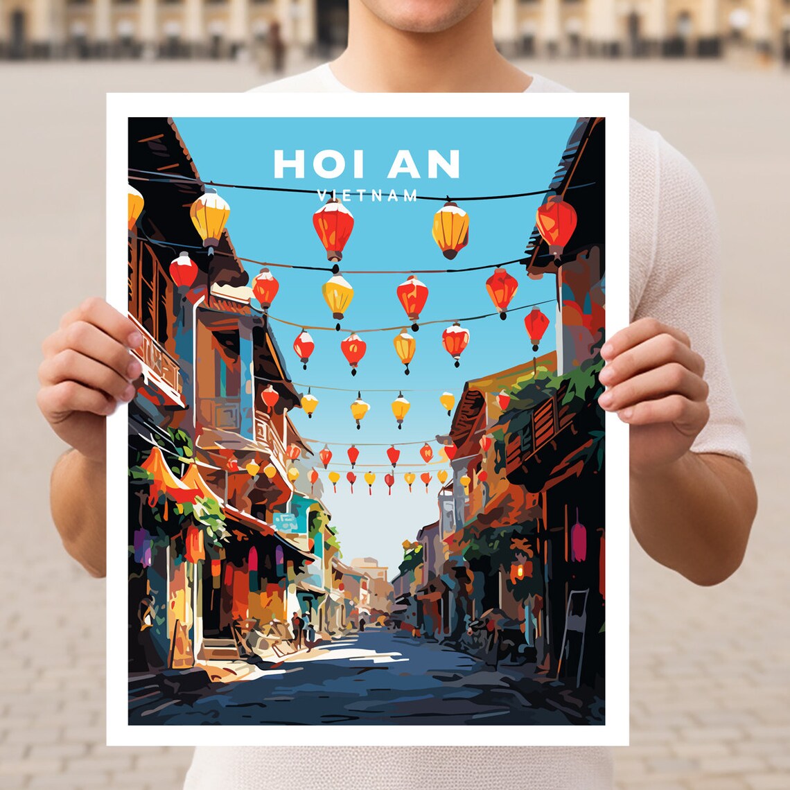 Hoi An Vietnam Travel Wall Art Print