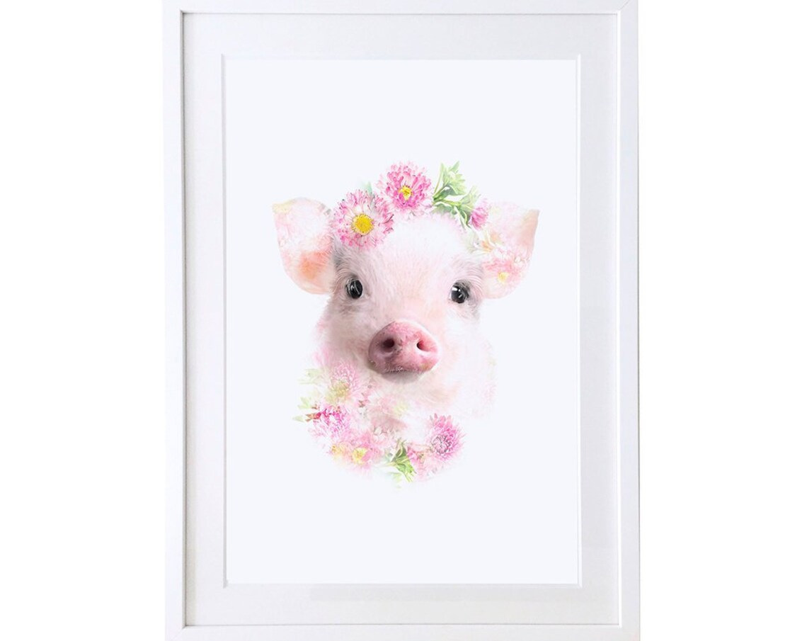 Pig Farm Animal Art Print