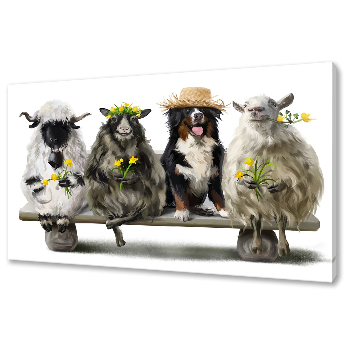 Shepherd Dog Custom Art Print, Dog Wall Art Decor