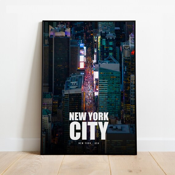 New York City Poster Print Wall Art Travel