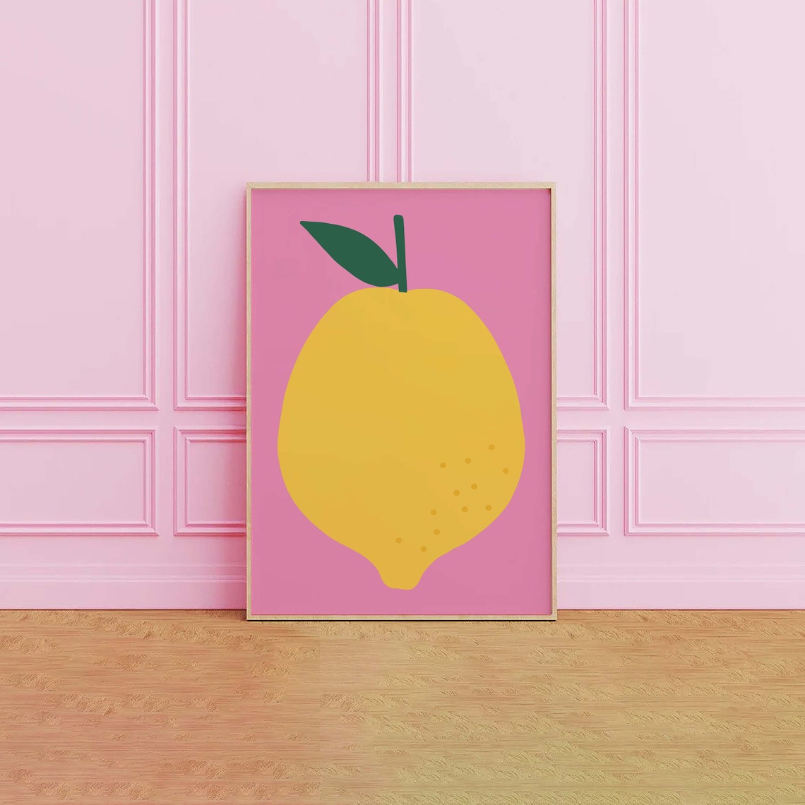 Lemon Print Art Citrus Wall Art Kitchen Art Print Cute Trendy Wall Art Italian Wall Art - Image 3