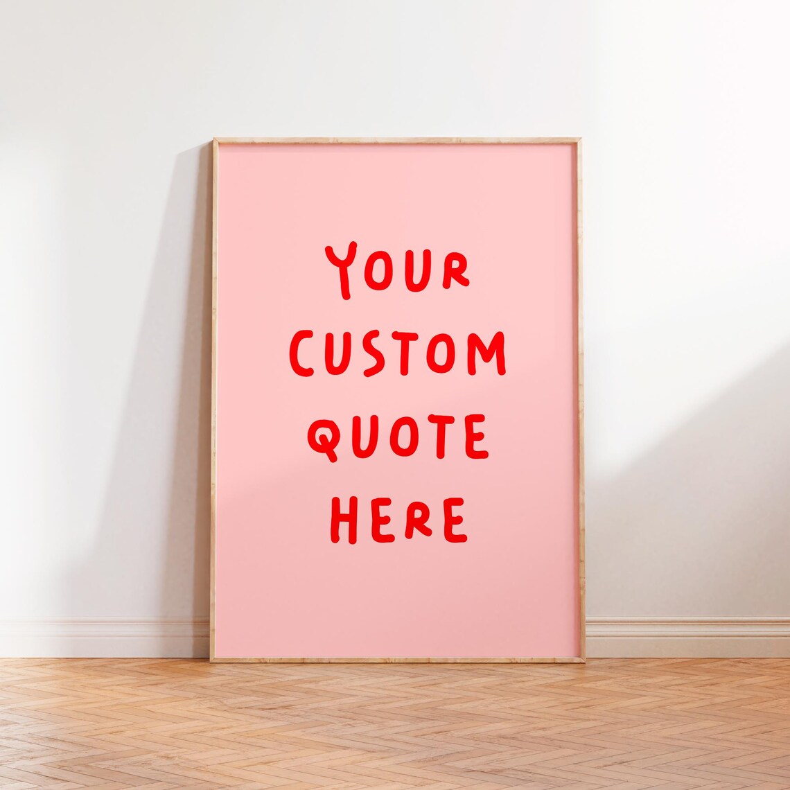 Custom Quote Wall Art, Personalised Text Print