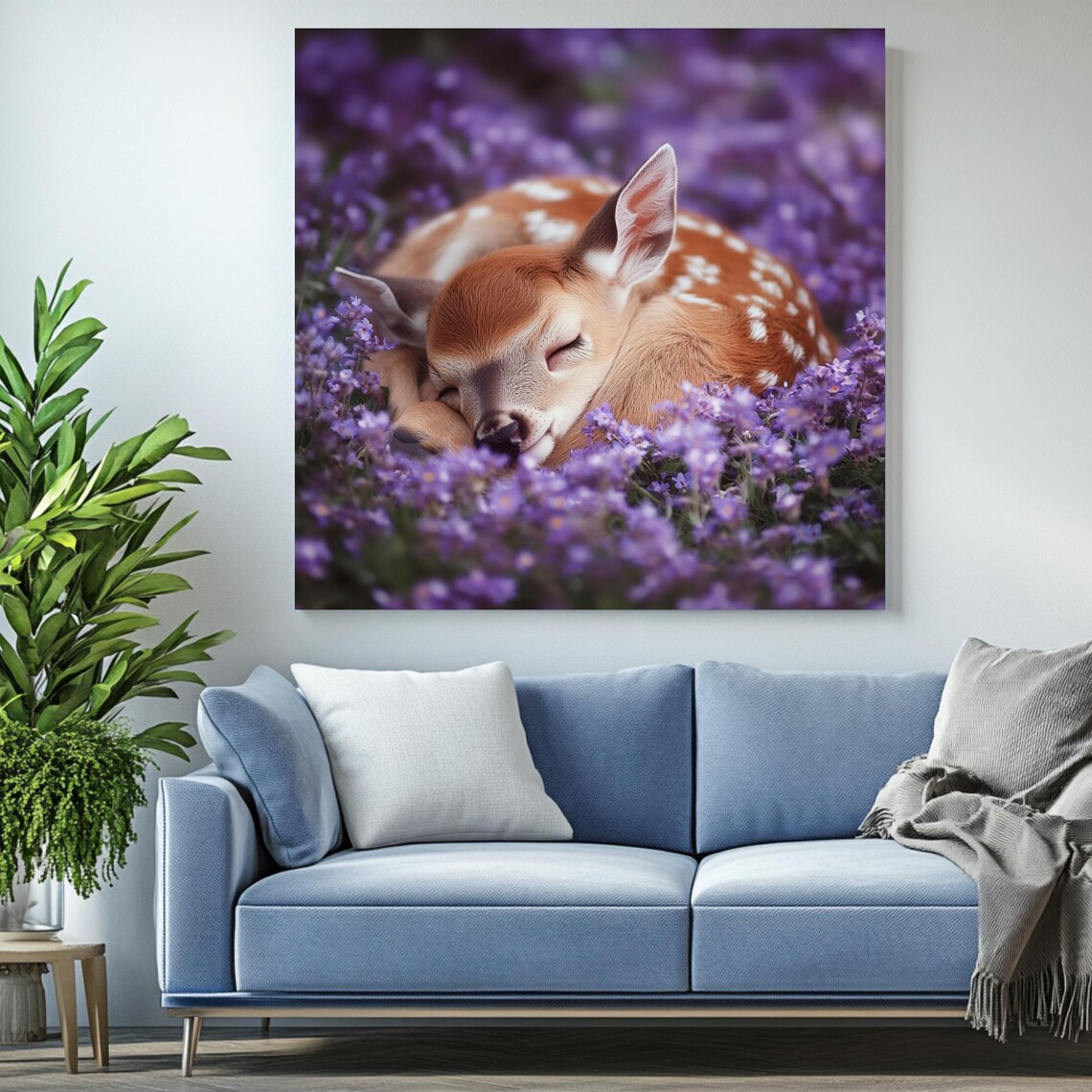 Baby Deer Wall Art, Nursery Decor Art Print - Image 2