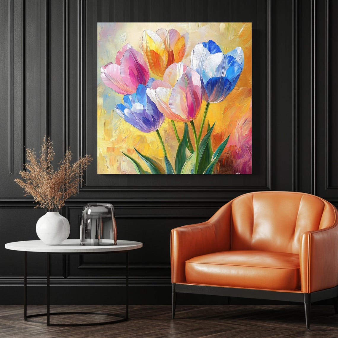 Colorful Tulip Poster, Botanical Wall Art - Image 3