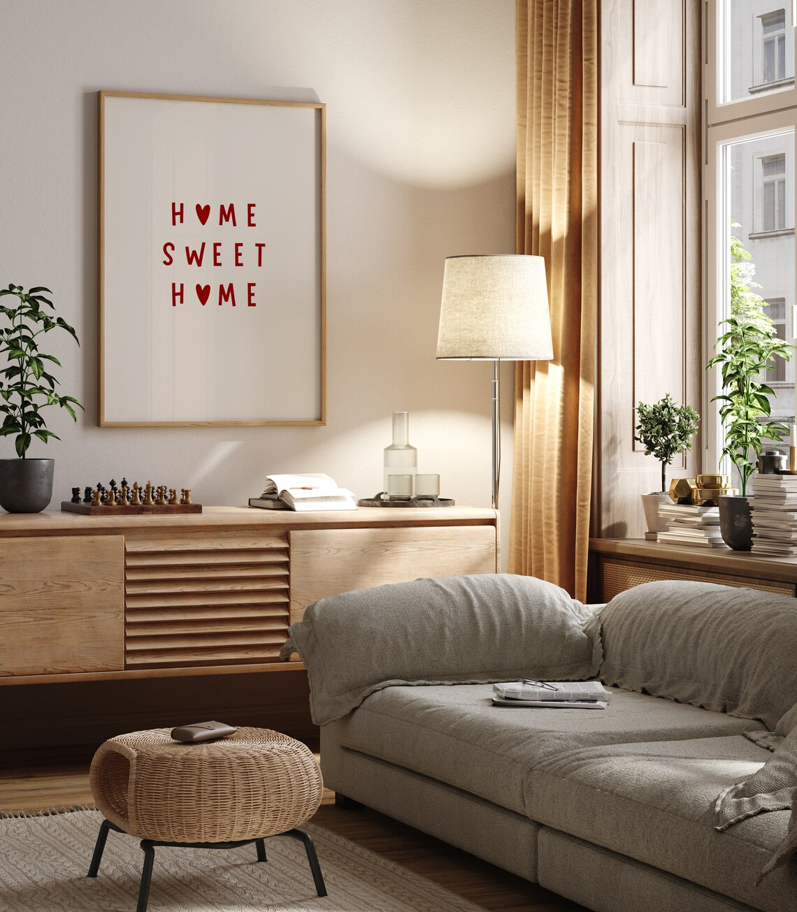Home Sweet Home Minimalist Welcome Home Art Print - Image 7