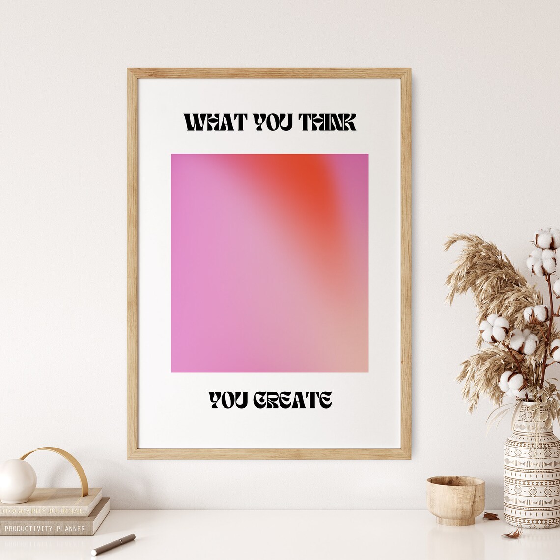 Spiritual Gradient Aura Poster Set What You Feel You Attract - Image 6
