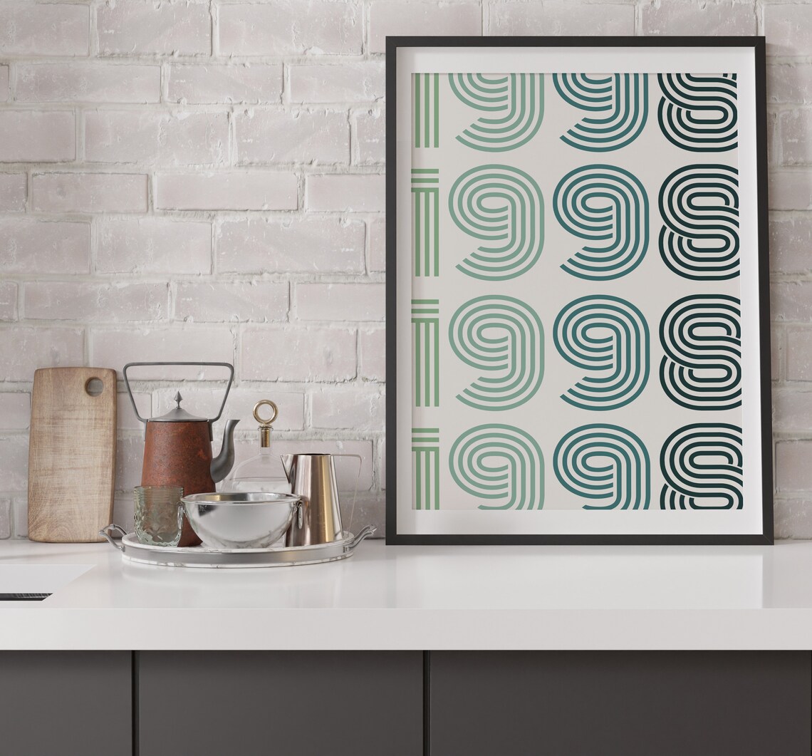 Custom Year Print, Personalised Anniversary Year - Image 4
