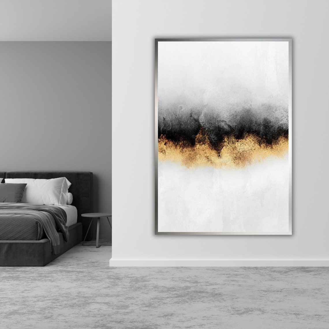 Abstract Sky Art Print Ready To Hang Framed Wall Decor Modern Artwork - Image 5