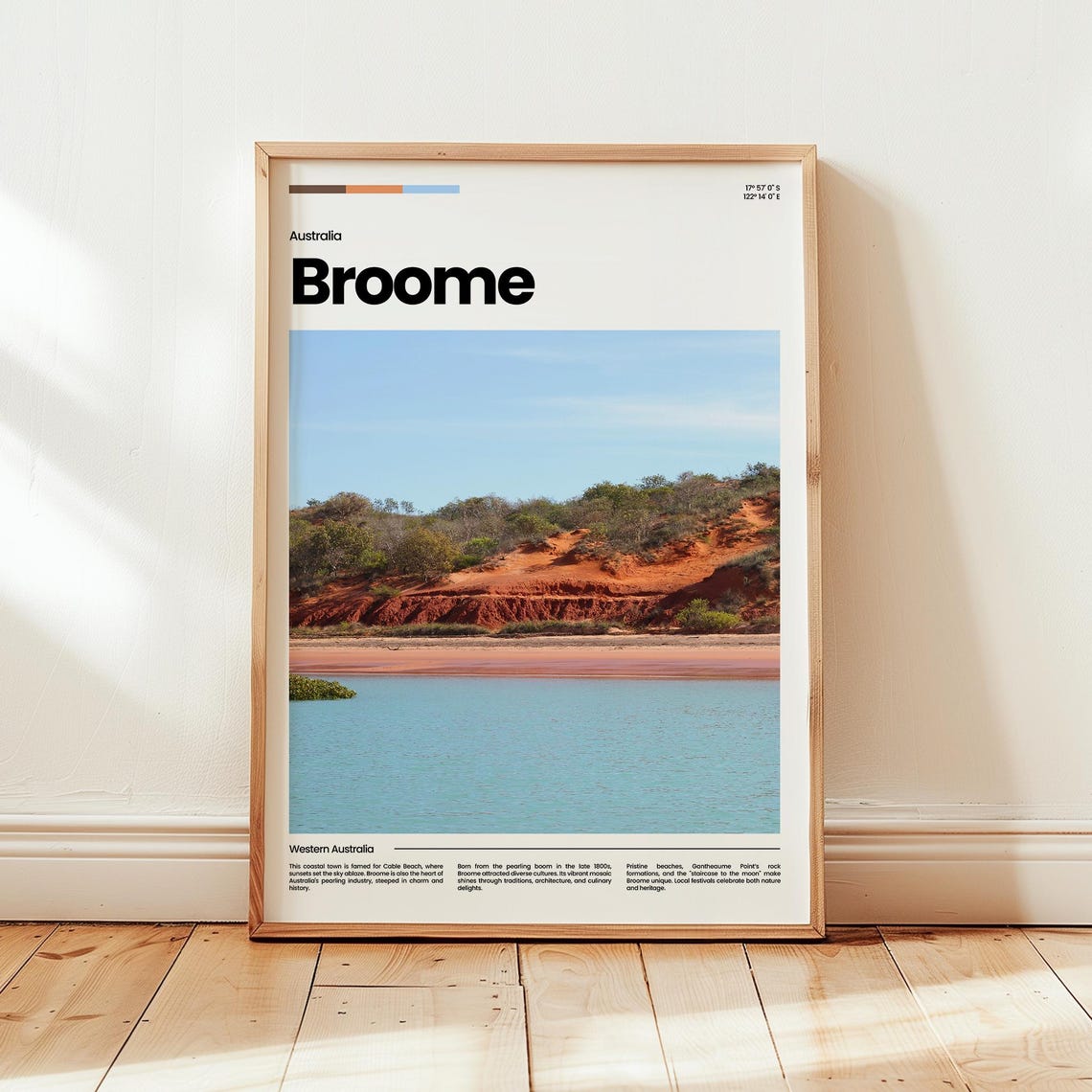 Broome Travel Poster, Australia Gift