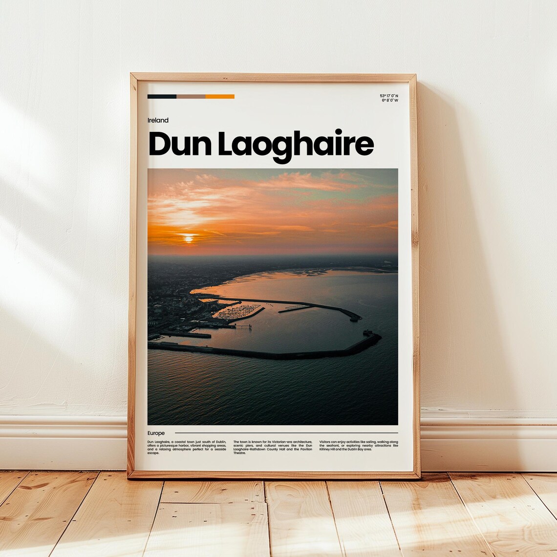 Dun Laoghaire Poster Print Photo Ireland Travel Gift