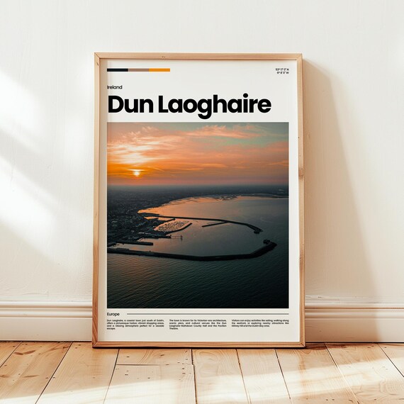 Dun Laoghaire Poster Print Photo Ireland Travel Gift