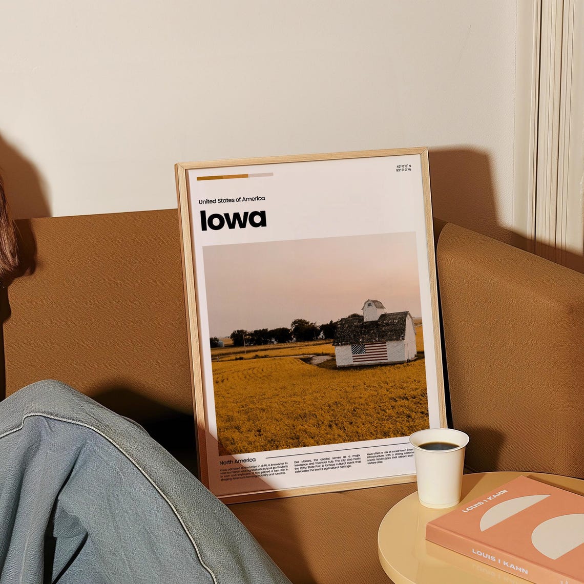 Iowa Travel Poster Iowa Poster Iowa Photo Poster Iowa Art Print Iowa Art Usa Poster Usa Travel Poster Travel Gift - Image 4