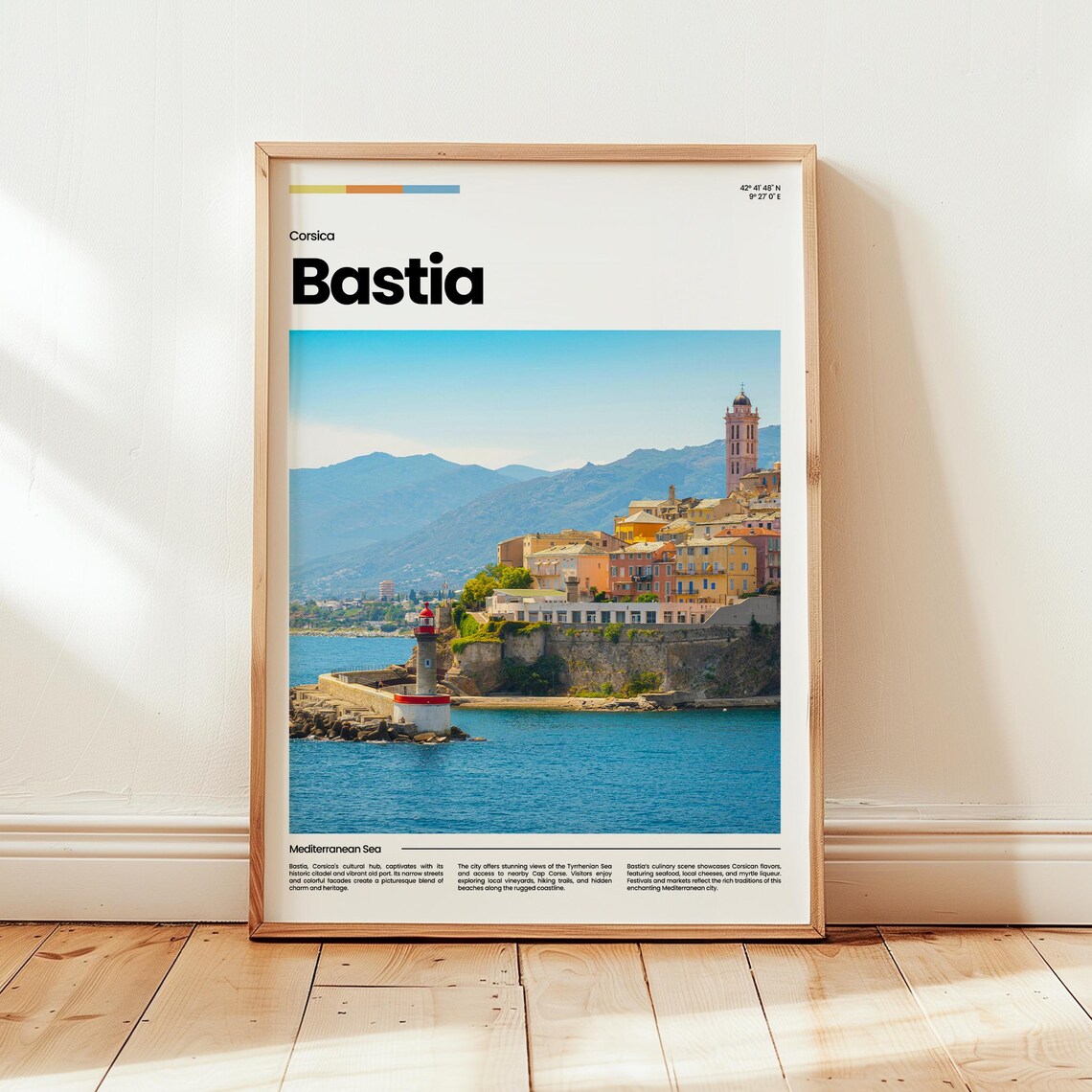 Bastia Poster Print Photo Wall Art Corsica Travel Gift
