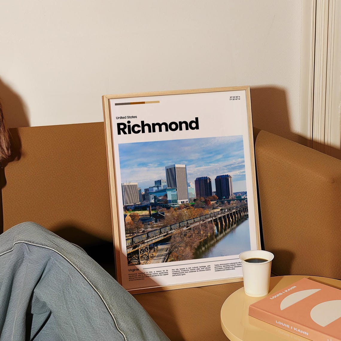 Richmond Travel Poster Richmond Poster Richmond Photo Poster Richmond Art Print Richmond Art Usa Poster Usa Travel Poster Travel Gift - Image 4