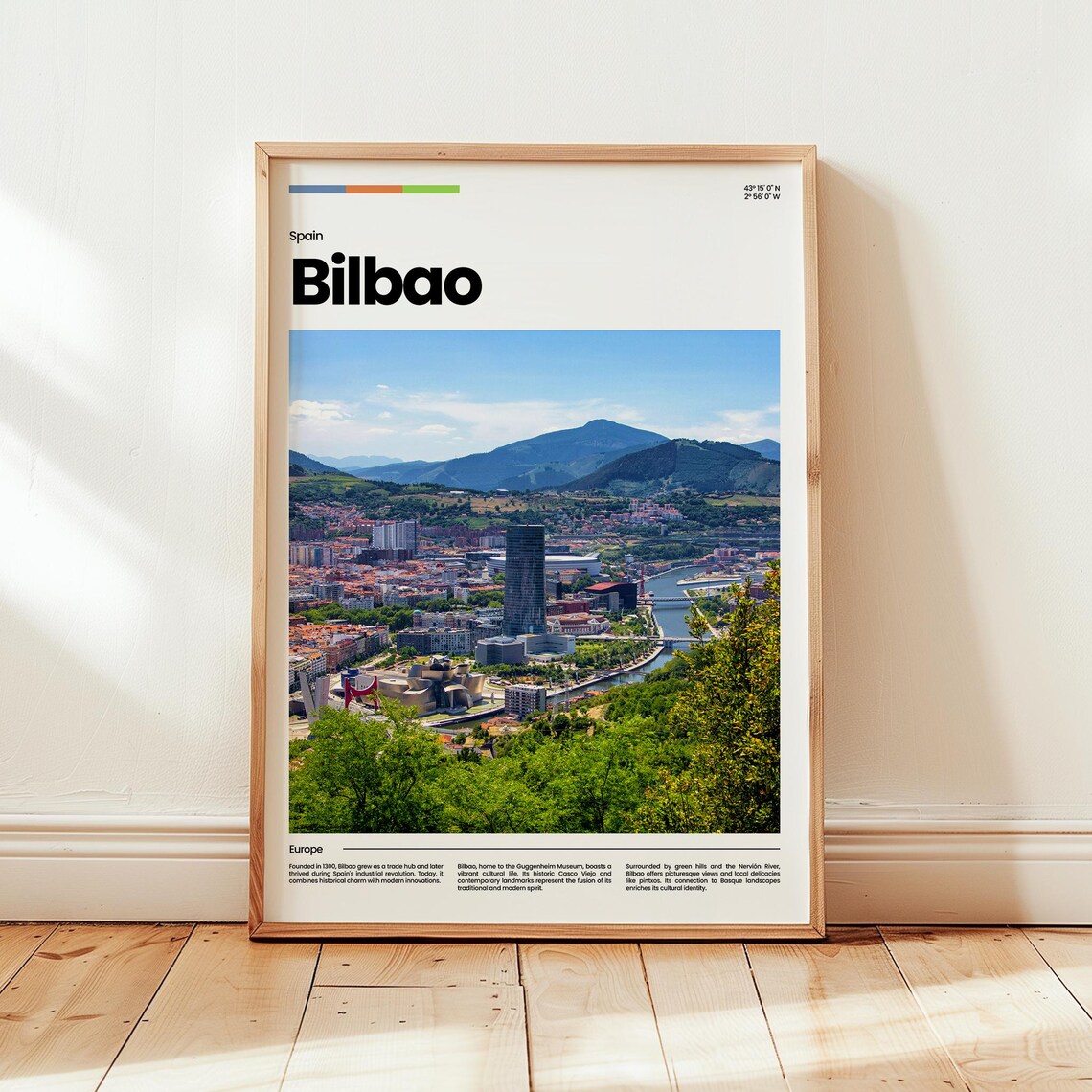 Bilbao Poster Print Photo Spain Travel Gift