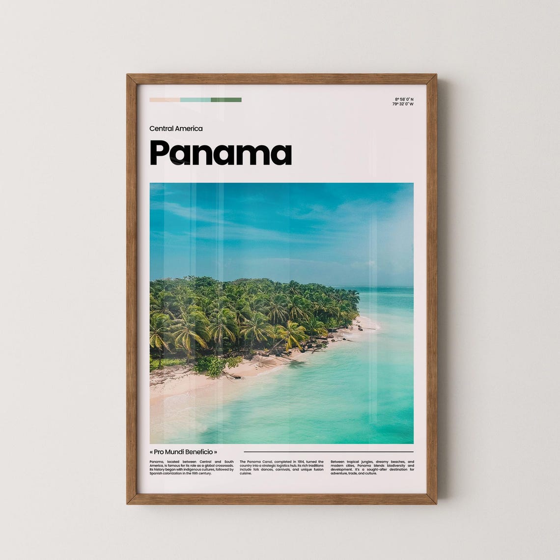 Panama Travel Poster Panama Poster Panama Photo Poster Panama Art Print Central America Poster Travel Poster Print Travel Gift