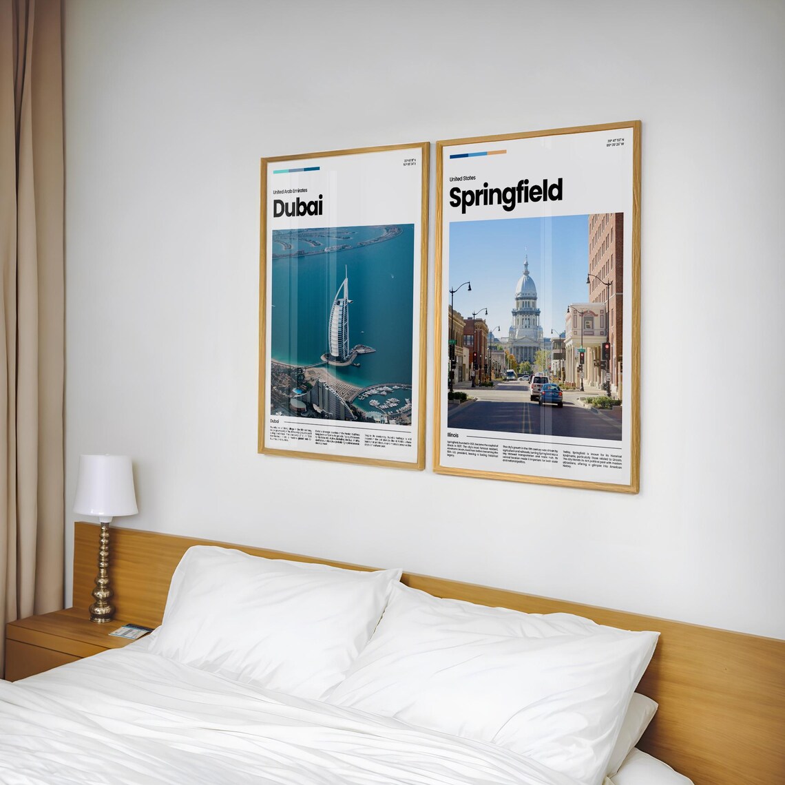 Springfield Illinois State Capitol Dome Street Travel Poster - Image 2