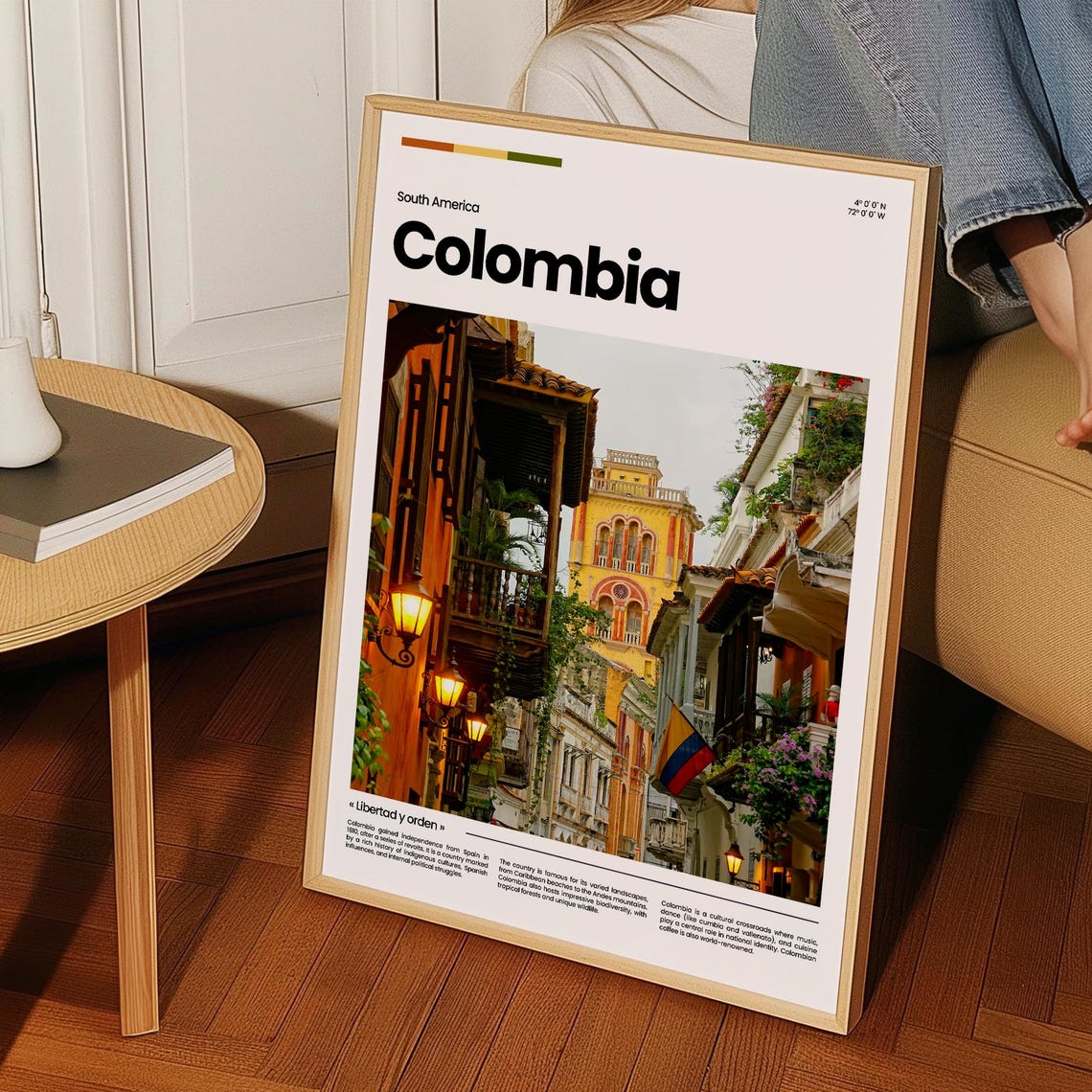Colombia Travel Poster Colombia Poster Colombia Photo Poster Colombia Art Print South America Poster Travel Gift - Image 3