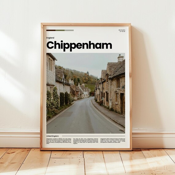 Chippenham Poster Print Photo Wall Art England Travel Gift