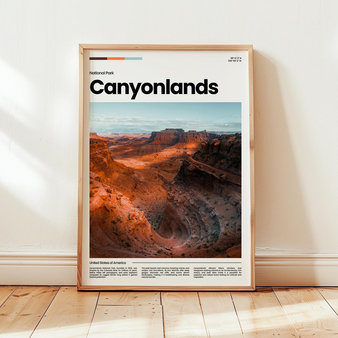 Cannyonlands National Park Poster Print Photo America Travel Gift