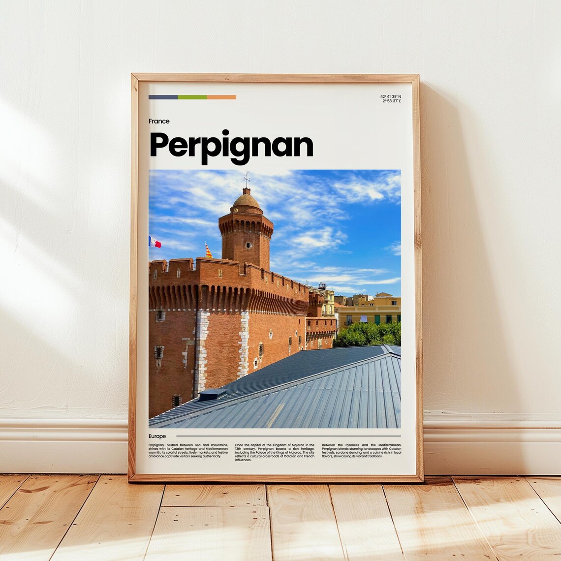Perpignan Poster Print Photo Wall Art France Travel Gift