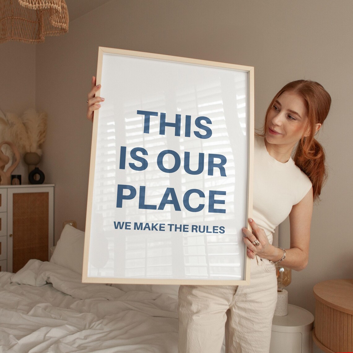 This Is Our Place We Make The Rules Taylor Swift Lyric Poster - Image 2