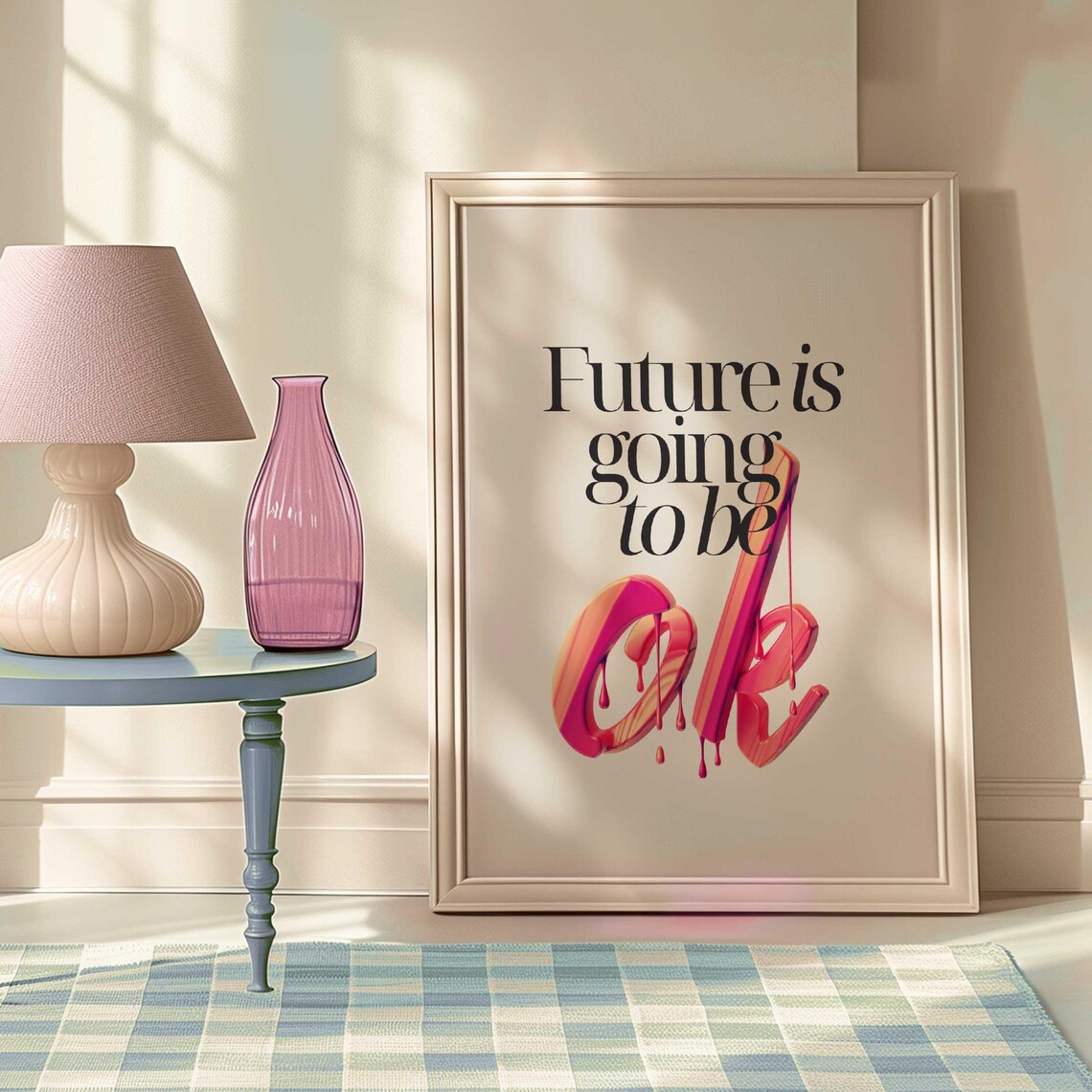 Future Is Gonna Be Okay Poster Print, Dorm Decor
