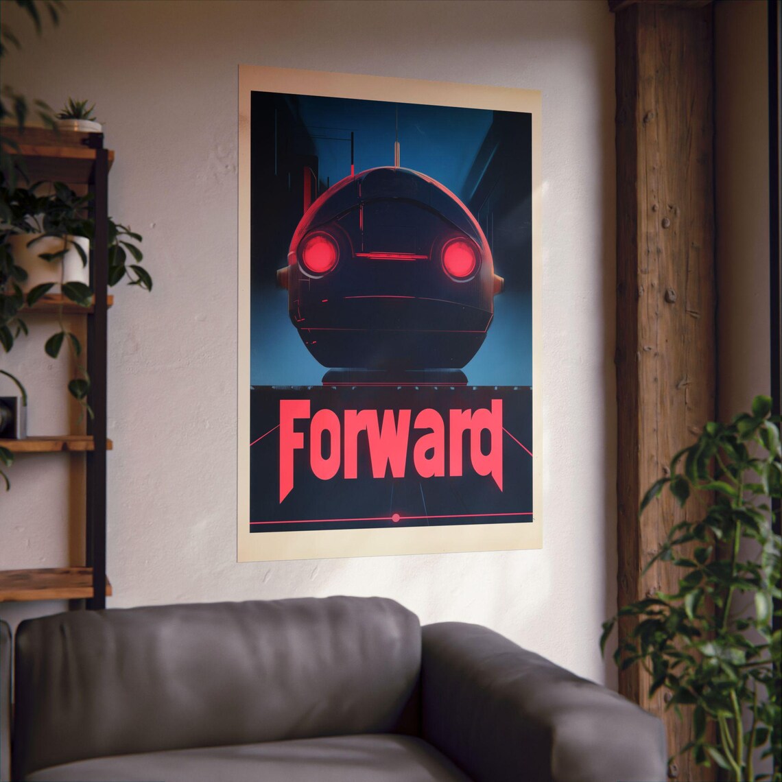 Forward Poster, Inspirational Home Office Decor - Image 2