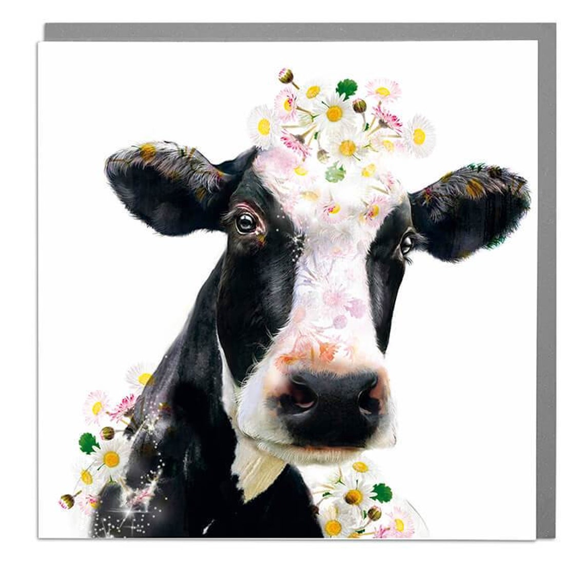 Holstein Cow Greeting Card