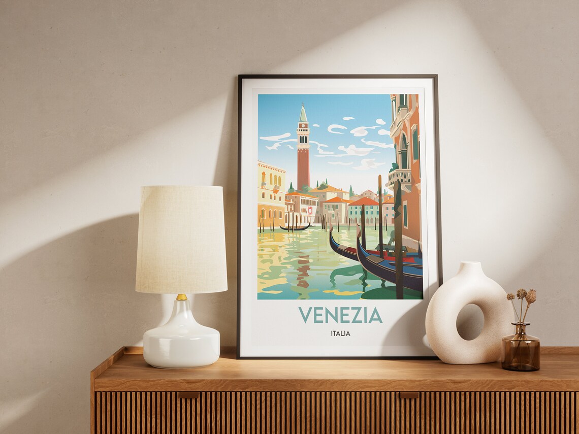 Venezia Travel Poster, Venice Italy Poster - Image 2
