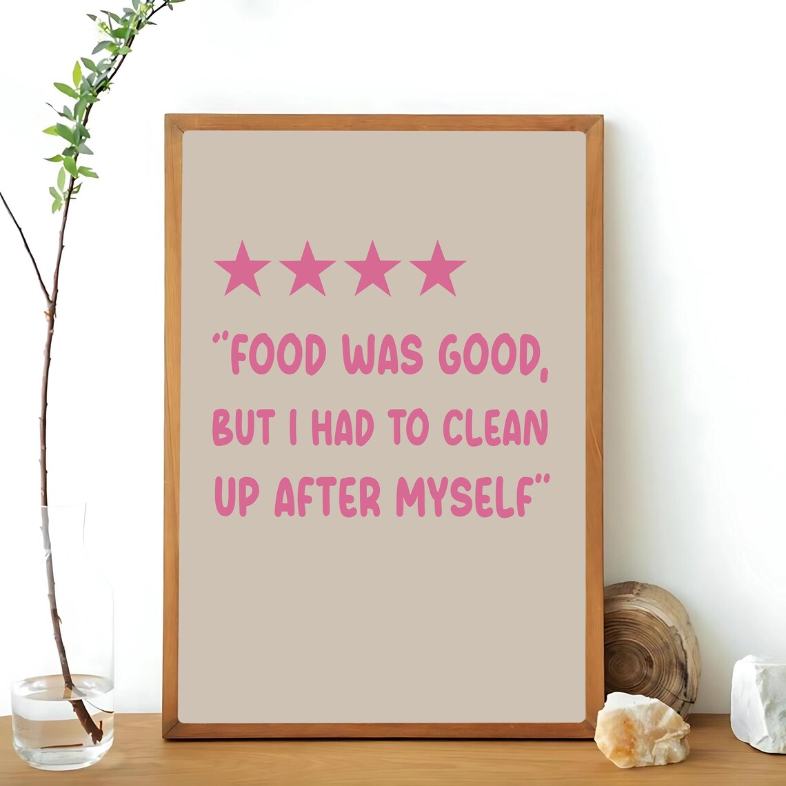 Food Was Good But I Had To Clean Up, Retro Diner Humor - Image 3