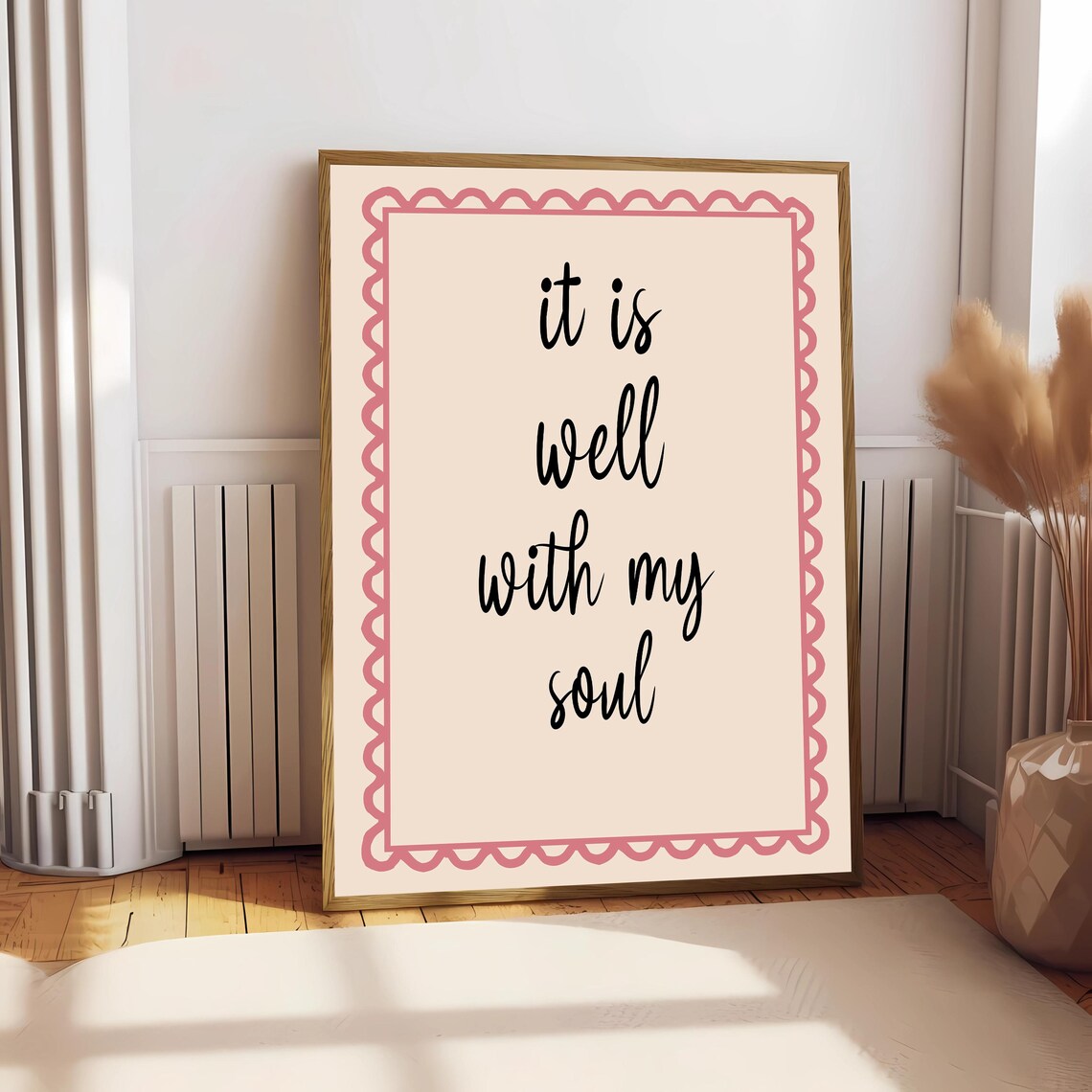 It Is Well With My Soul Art Print, Affirmation Poster - Image 2